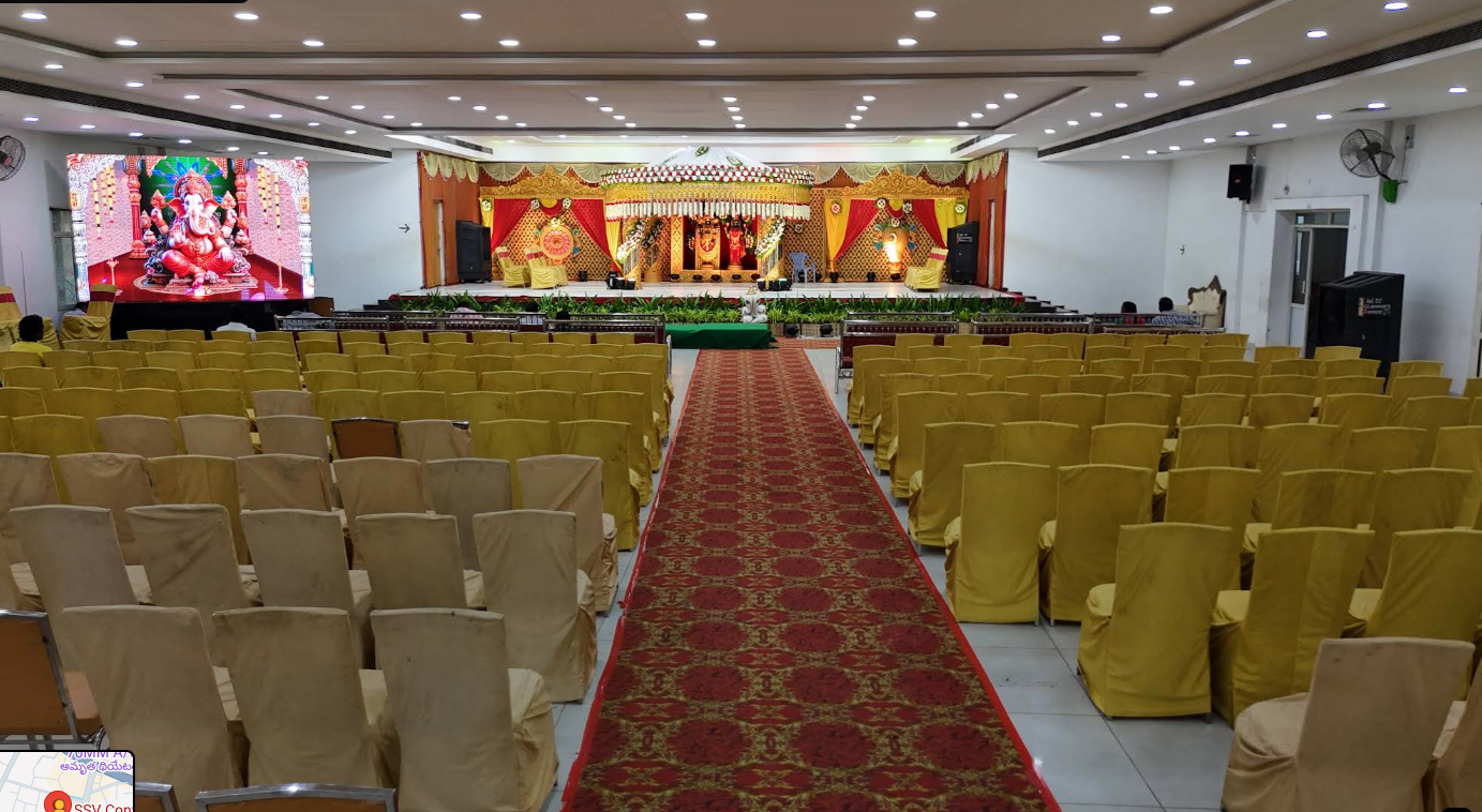 Inside Hall - Air-conditioned hall with elegant seating