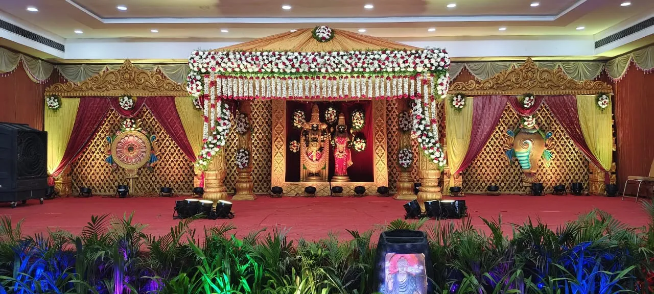 Stage Decoration - Beautiful floral arrangements